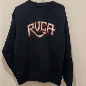 RVCA black Crewneck Sweatshirt